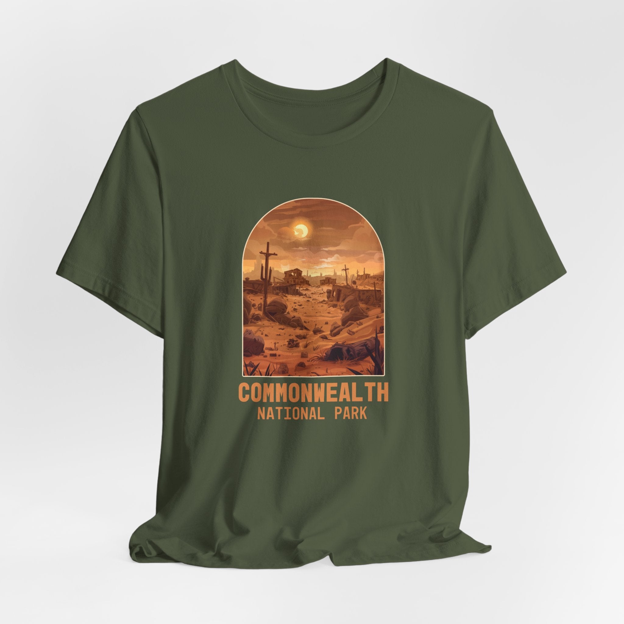 Commonwealth National Park T-Shirt, Gift for Gamers, Gaming Shirt, Nerdy T-Shirt, RPG Gamer T-Shirt