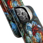 Load image into Gallery viewer, Stained Glass Effect iPhone Tough Case, Dragon Mother Phone Case

