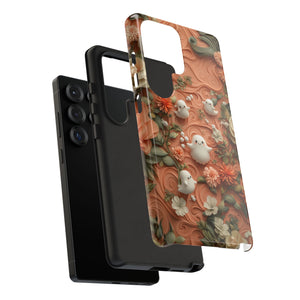 Ghosts and Flowers Cute Samsung Phone Case