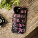 Load image into Gallery viewer, Pink Books iPhone Tough Case, Bookish Phone Case
