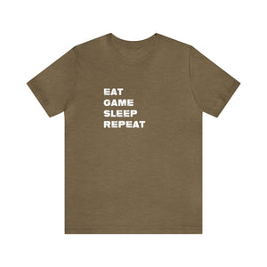 Eat Game Sleep Repeat T-Shirt | Gift for Gamers, Gamer Shirt, Nerdy Gifts, Video Gamer T-Shirt