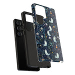 Load image into Gallery viewer, Ghosts and Flowers Cute Samsung Phone Case
