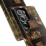Load image into Gallery viewer, Floral Bookshelf Samsung Phone Case
