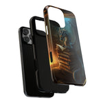 Load image into Gallery viewer, Book Dragon iPhone Tough Case, Fantasy Phone Case, Bookish Phone Case
