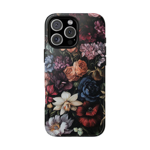 Dark Floral iPhone Case