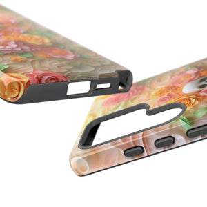 Flowers and Skull Cute Samsung Phone Case