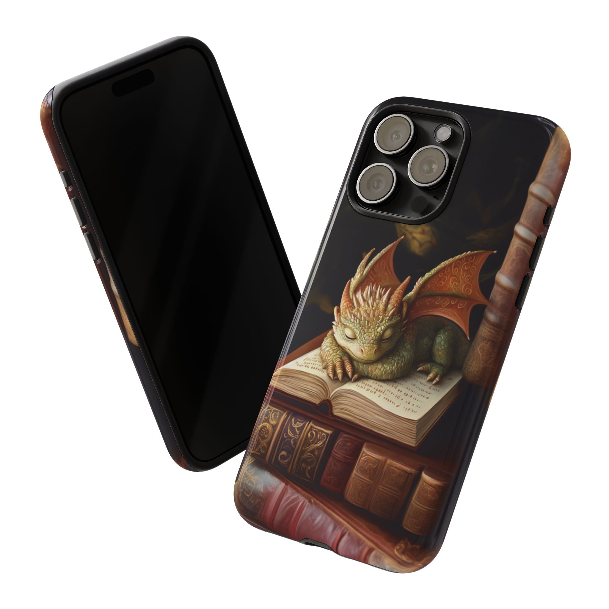 Baby Book Dragon iPhone Tough Case, Fantasy Phone Case, Bookish Phone Case