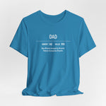 Load image into Gallery viewer, Dad Gamer Stats T-Shirt | Gift for Gamers, Gamer Shirt, Nerdy Gifts, Video Gamer T-Shirt, Father&#39;s Day Shirt
