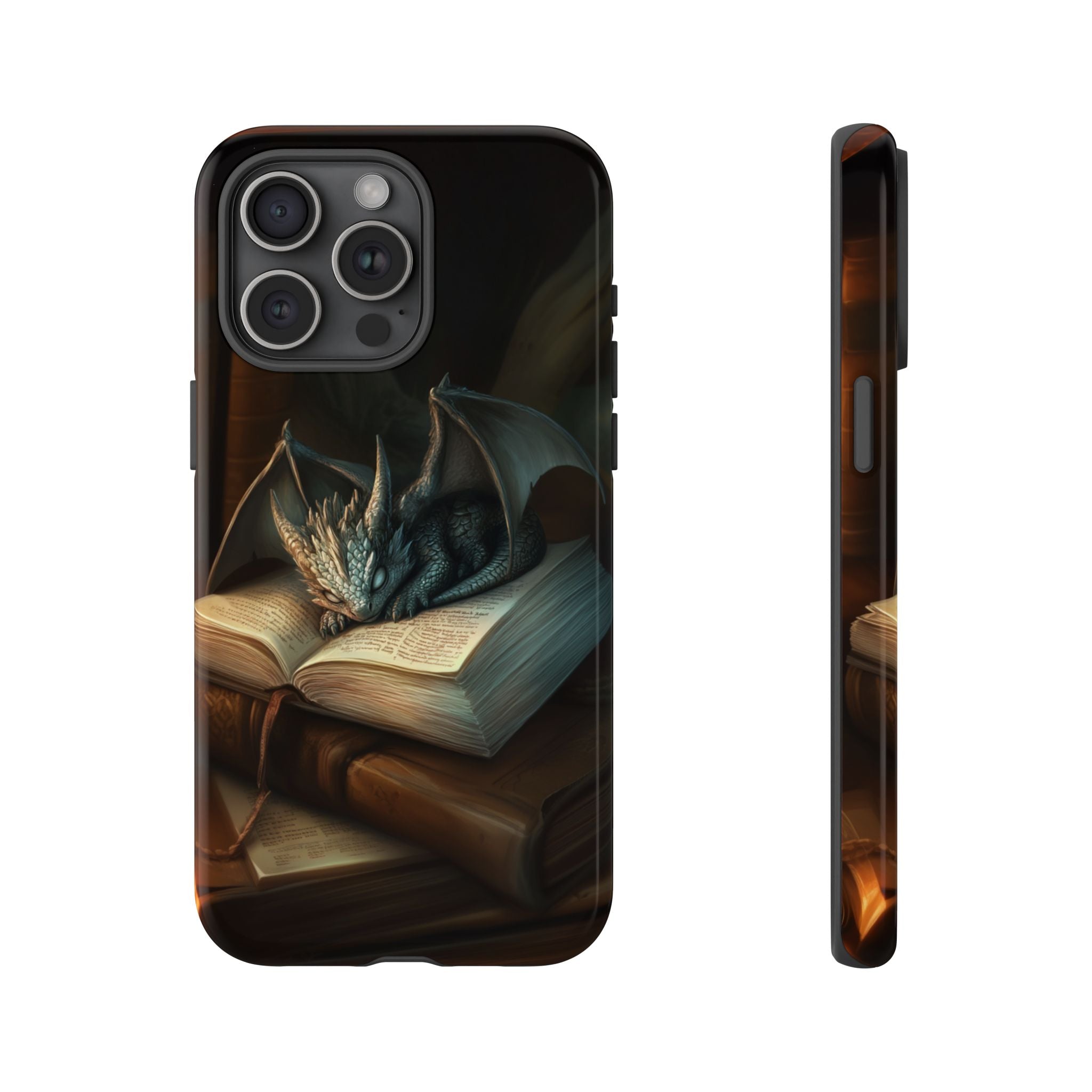 Baby Book Dragon iPhone Tough Case, Fantasy Phone Case, Bookish Phone Case