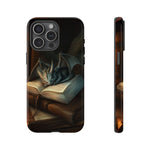 Load image into Gallery viewer, Baby Book Dragon iPhone Tough Case, Fantasy Phone Case, Bookish Phone Case
