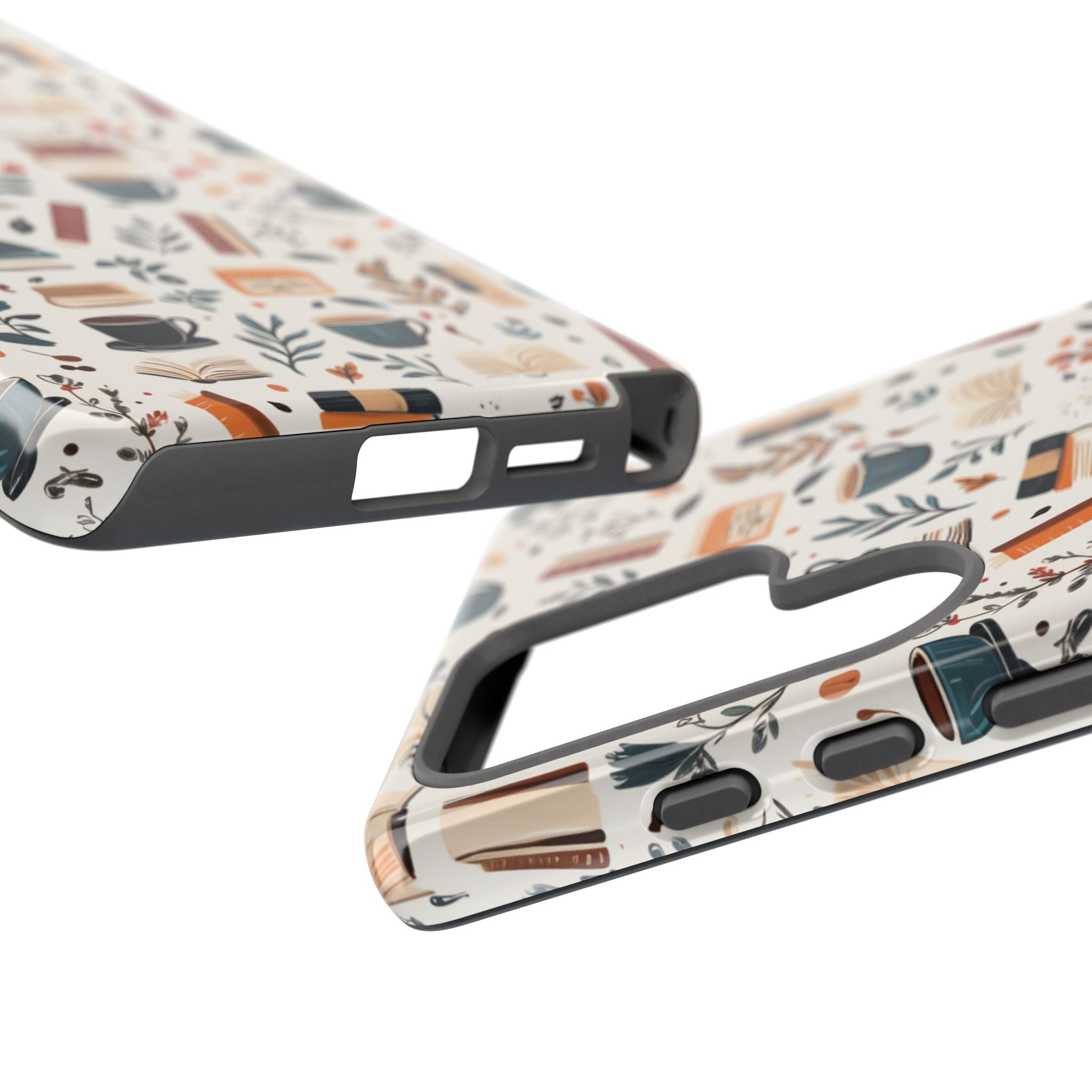 Cozy Books and Coffee Samsung Phone Case