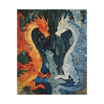 Load image into Gallery viewer, Dragon Wall Art, Fantasy Poster, Fantasy Art Print, Matte Vertical Poster, Gamer Gifts, Fantasy Gifts
