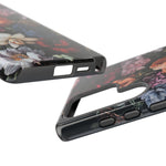 Load image into Gallery viewer, Dark Floral Samsung Phone Case
