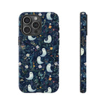 Load image into Gallery viewer, Ghosts &amp; Flowers Cute iPhone Case
