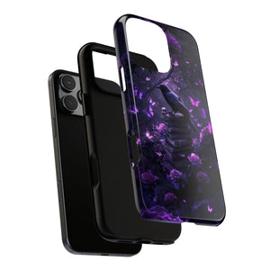 Gothic Raven Bookish iPhone Tough Case, Bookish Phone Case