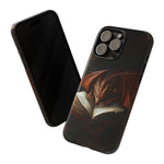 Load image into Gallery viewer, Book Dragon iPhone Tough Case, Fantasy Phone Case, Bookish Phone Case
