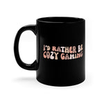 Load image into Gallery viewer, I&#39;d Rather Be Cozy Gaming Coffee Mug  - Gift for Gamers
