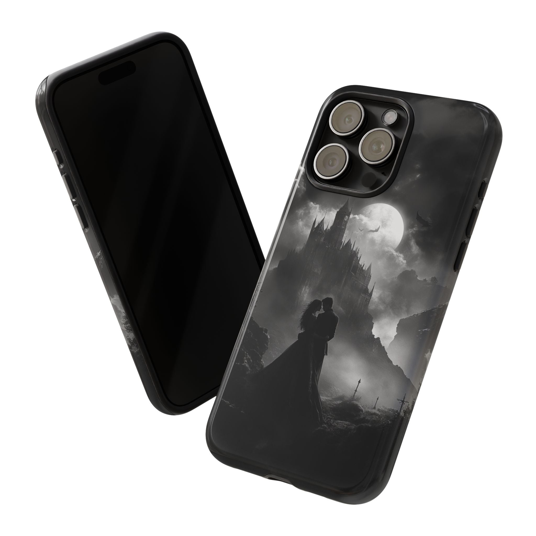 Dark Gothic Romance iPhone Tough Case, Gothic Phone Case