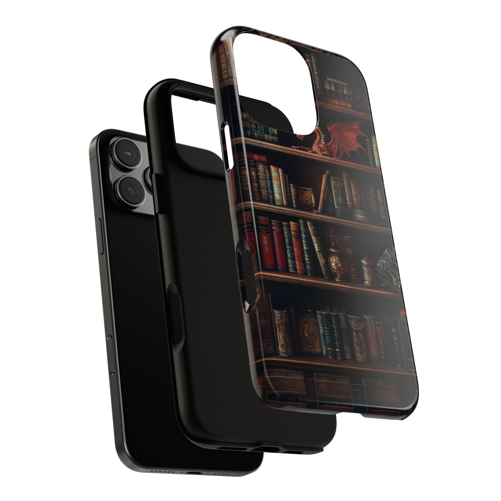 Bookshelf iPhone Tough Case, Fantasy Phone Case, Bookish Phone Case