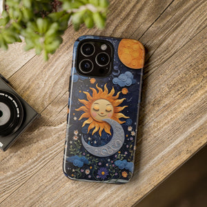 Sun and Moon iPhone Case