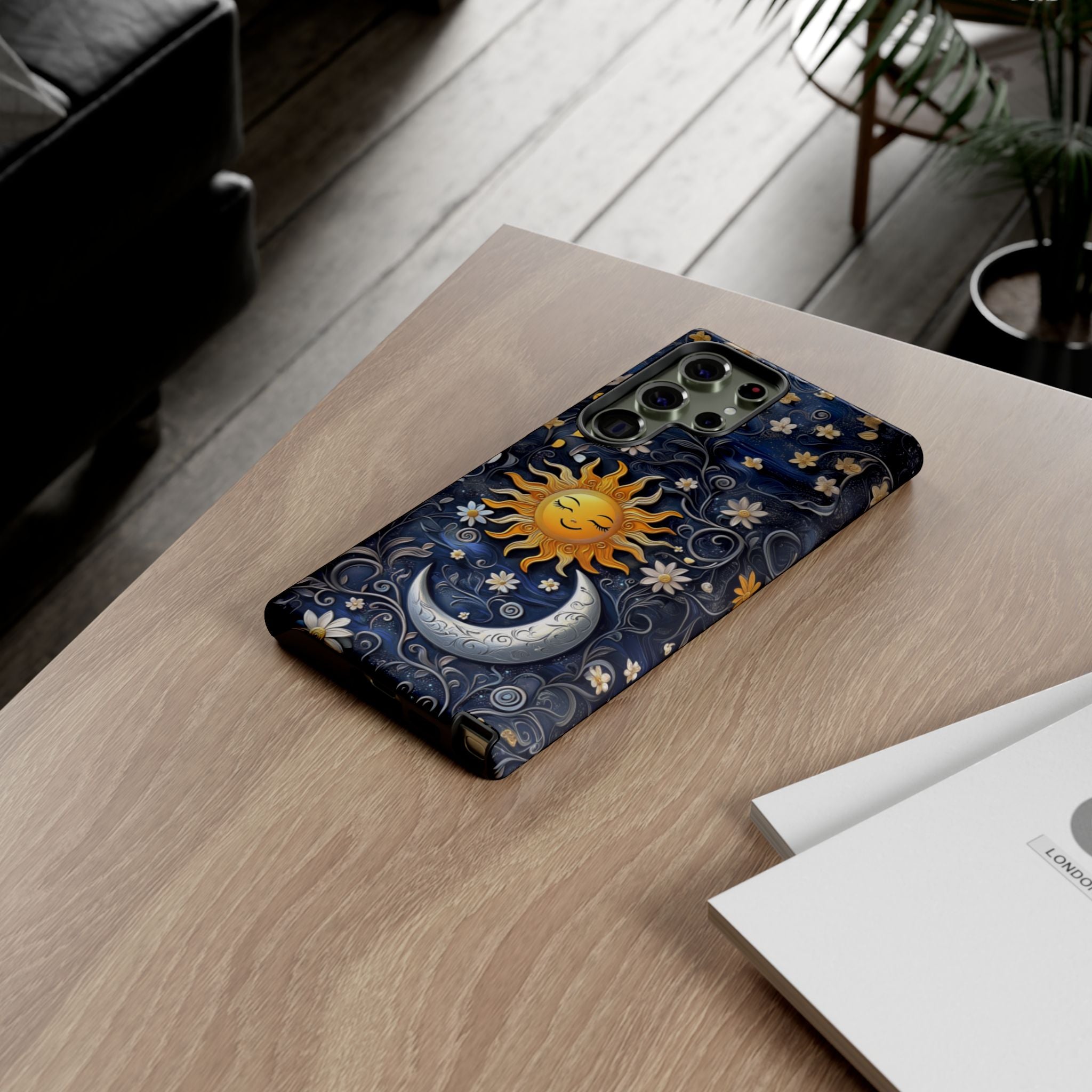 Sun and Moon Samsung Phone Case