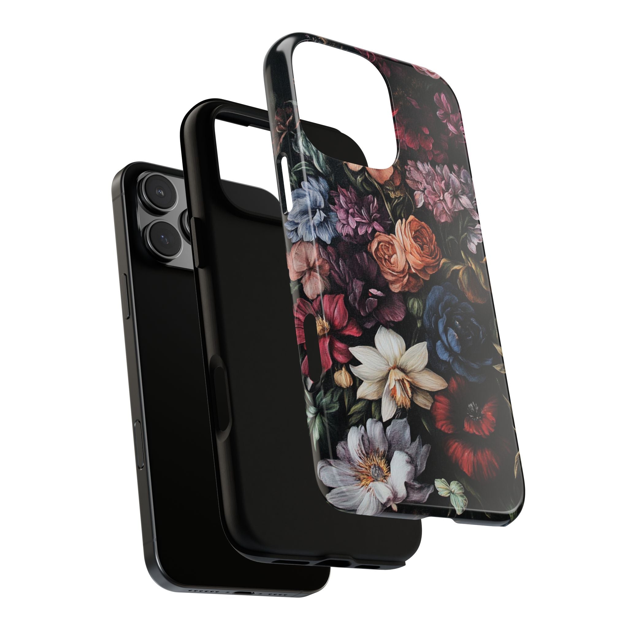 Dark Floral iPhone Case