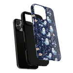 Load image into Gallery viewer, Ghosts &amp; Flowers Cute iPhone Case
