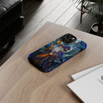 Load image into Gallery viewer, Stained Glass Effect iPhone Tough Case, Wizard Phone Case
