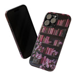 Load image into Gallery viewer, Pink Books iPhone Tough Case, Bookish Phone Case
