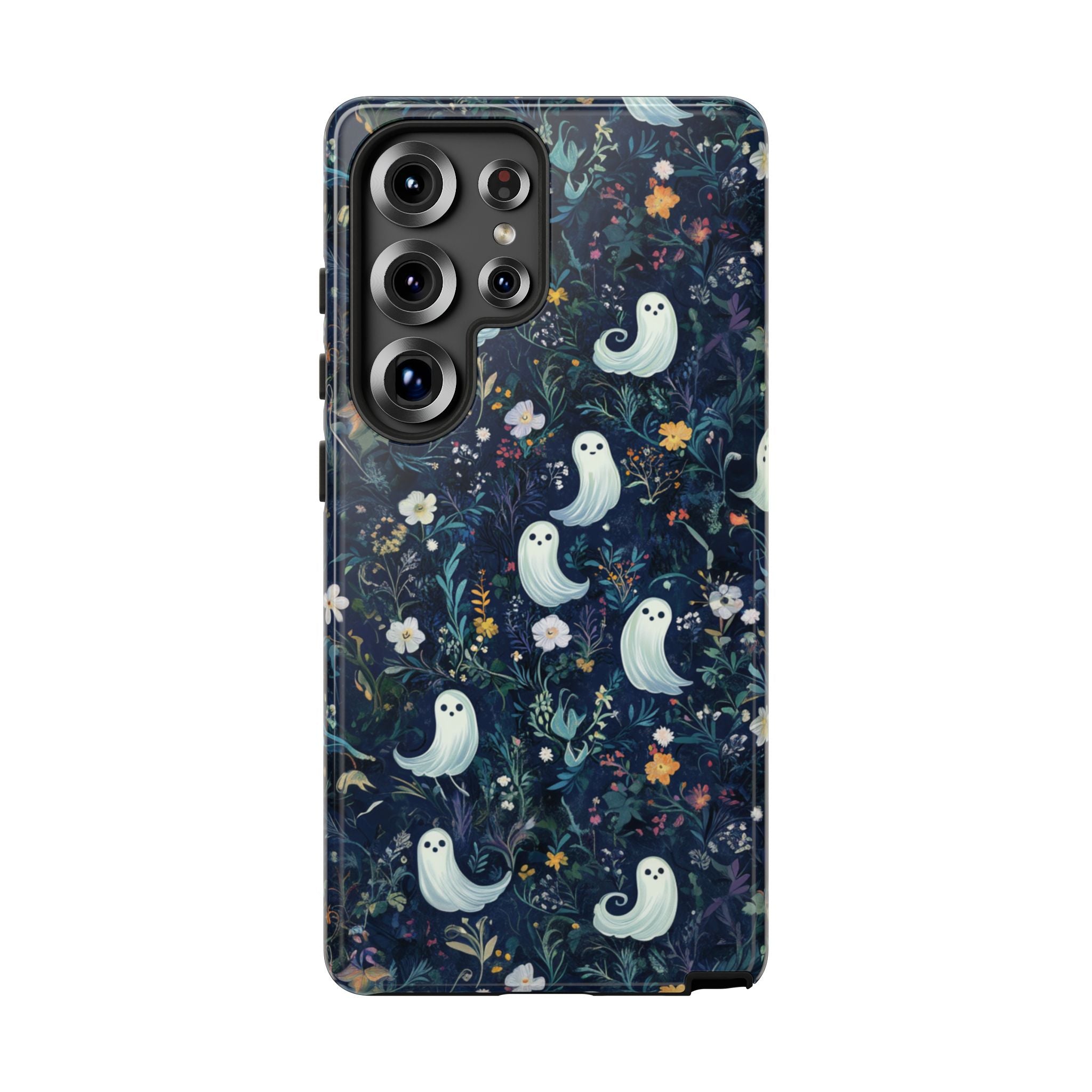 Ghosts and Flowers Cute Samsung Phone Case