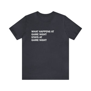 What Happens at Game Night T-Shirt | Gift for Gamers, Gamer Shirt, Nerdy Gifts, Video Gamer T-Shirt