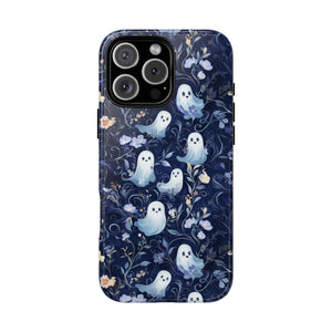 Ghosts & Flowers Cute iPhone Case