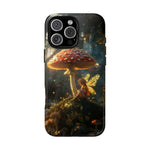 Load image into Gallery viewer, Mushroom Fairy iPhone Tough Case, Fantasy Phone Case
