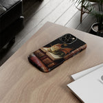Load image into Gallery viewer, Baby Book Dragon iPhone Tough Case, Fantasy Phone Case, Bookish Phone Case
