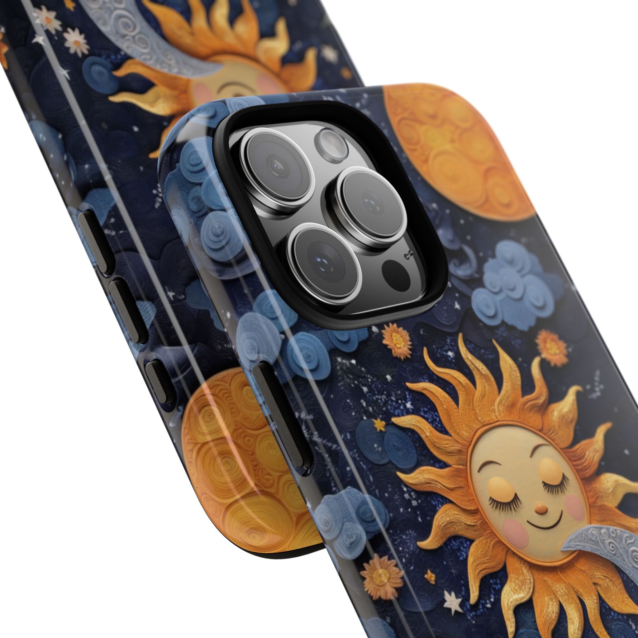 Sun and Moon iPhone Case