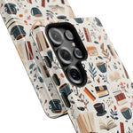 Load image into Gallery viewer, Cozy Books and Coffee Samsung Phone Case
