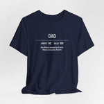 Load image into Gallery viewer, Dad Gamer Stats T-Shirt | Gift for Gamers, Gamer Shirt, Nerdy Gifts, Video Gamer T-Shirt, Father&#39;s Day Shirt
