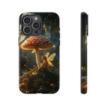 Load image into Gallery viewer, Mushroom Fairy iPhone Tough Case, Fantasy Phone Case
