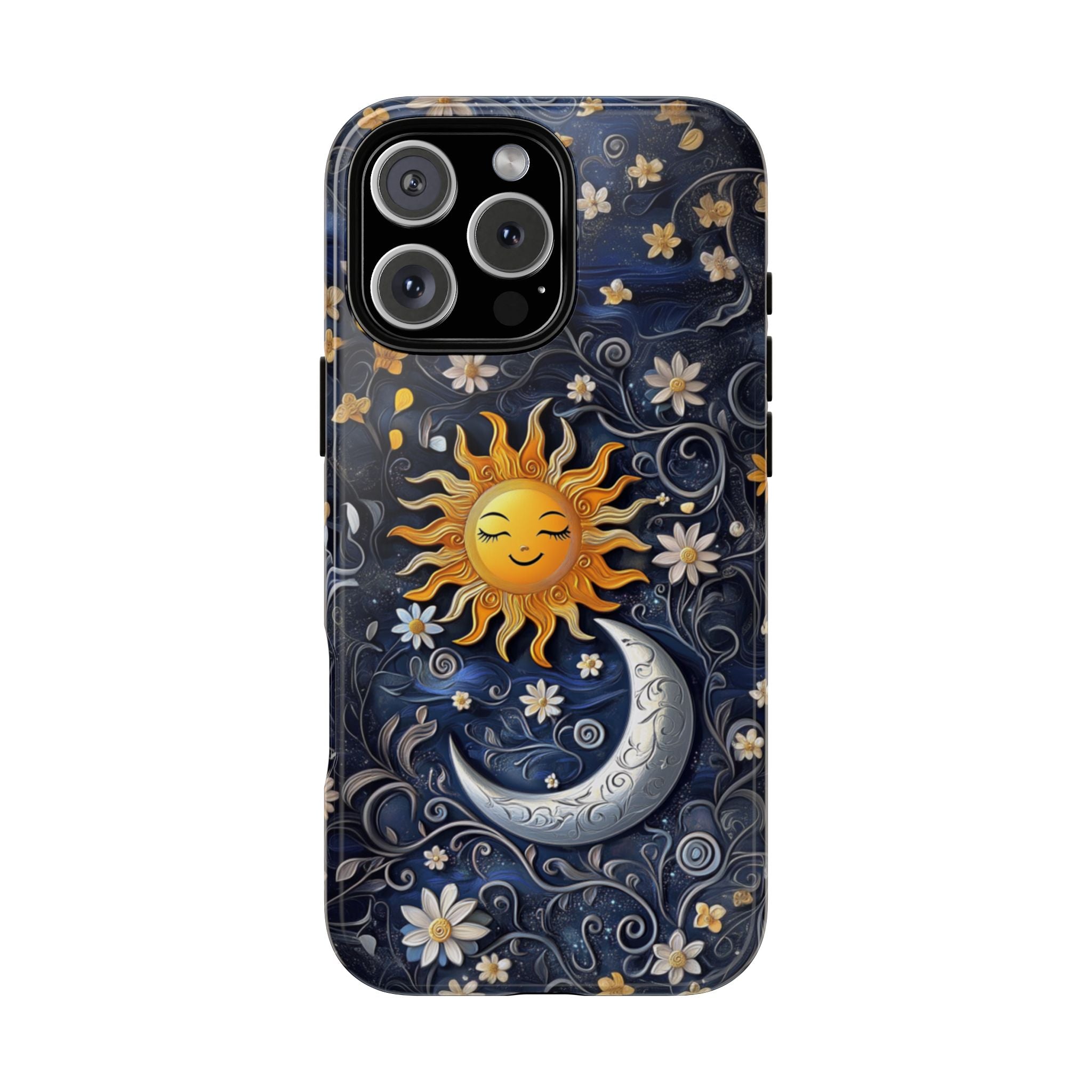 Sun and Moon iPhone Case