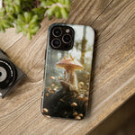 Load image into Gallery viewer, Mushroom Fairy iPhone Tough Case, Fantasy Phone Case
