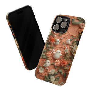 Ghosts & Flowers Cute iPhone Case
