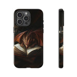 Load image into Gallery viewer, Book Dragon iPhone Tough Case, Fantasy Phone Case, Bookish Phone Case
