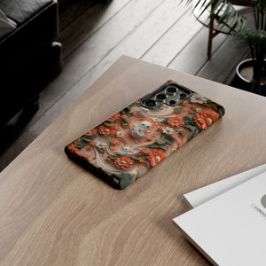 Ghosts and Flowers Cute Samsung Phone Case
