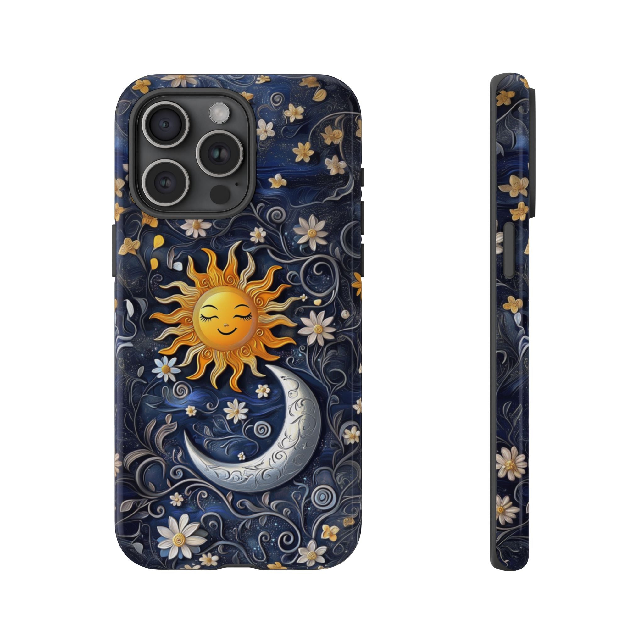 Sun and Moon iPhone Case