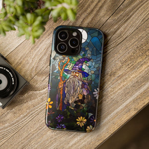 Stained Glass Effect iPhone Tough Case, Wizard Phone Case
