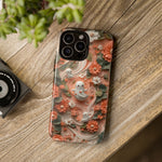 Load image into Gallery viewer, Ghosts &amp; Flowers Cute iPhone Case
