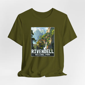 Rivendell National Park T-Shirt, Nerdy Gift, Fantasy Shirt, Nerdy T-Shirt