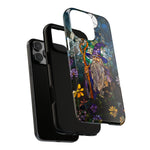 Load image into Gallery viewer, Stained Glass Effect iPhone Tough Case, Wizard Phone Case
