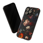 Load image into Gallery viewer, Dark Floral iPhone Case
