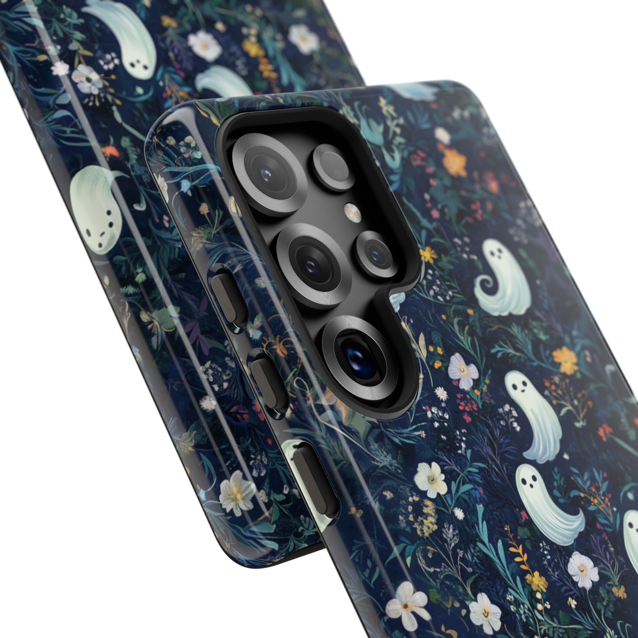 Ghosts and Flowers Cute Samsung Phone Case